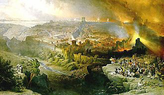 Siege of Jerusalem by the Roman army, the people of the prince Daniel 9
